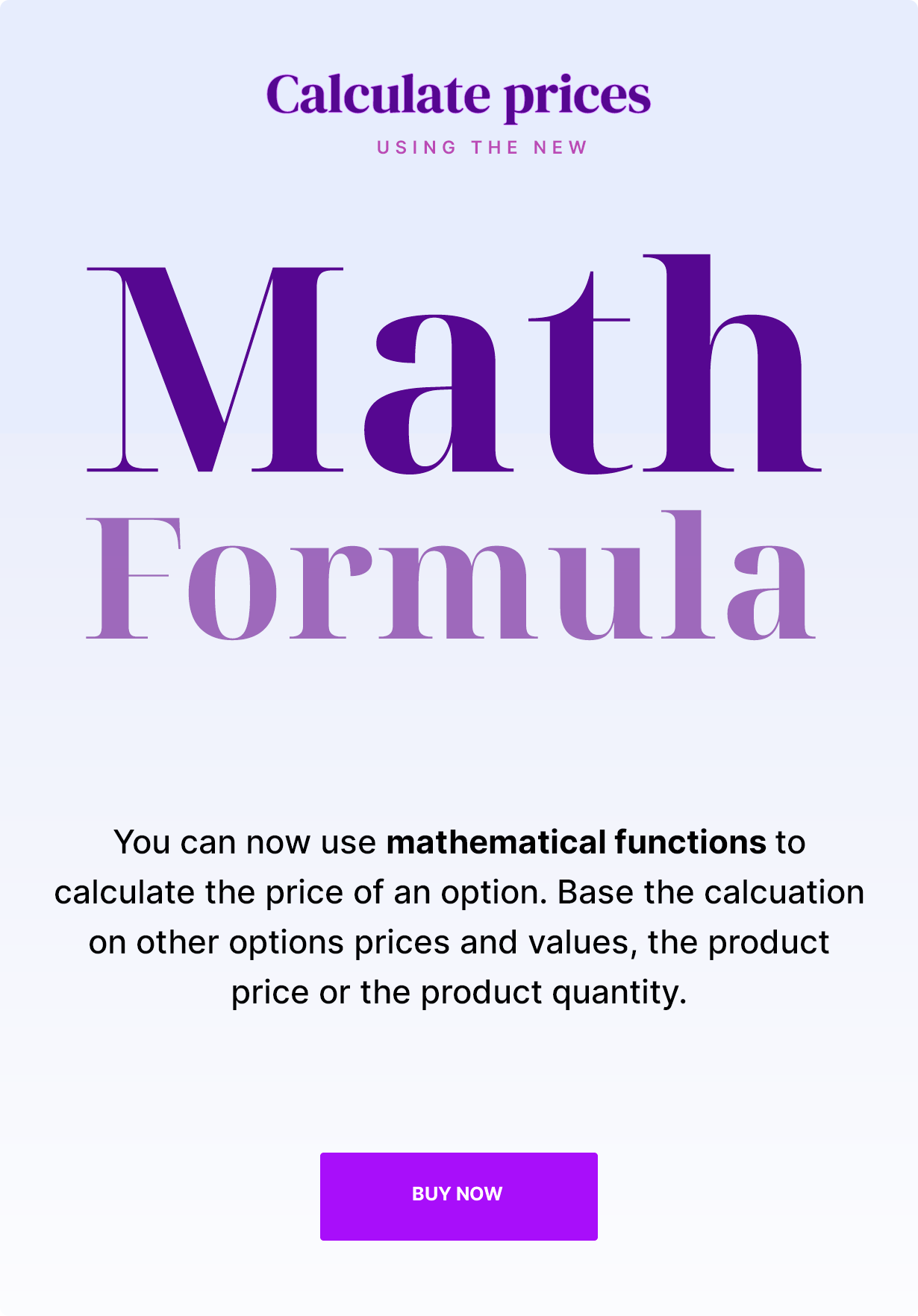 Feature Math