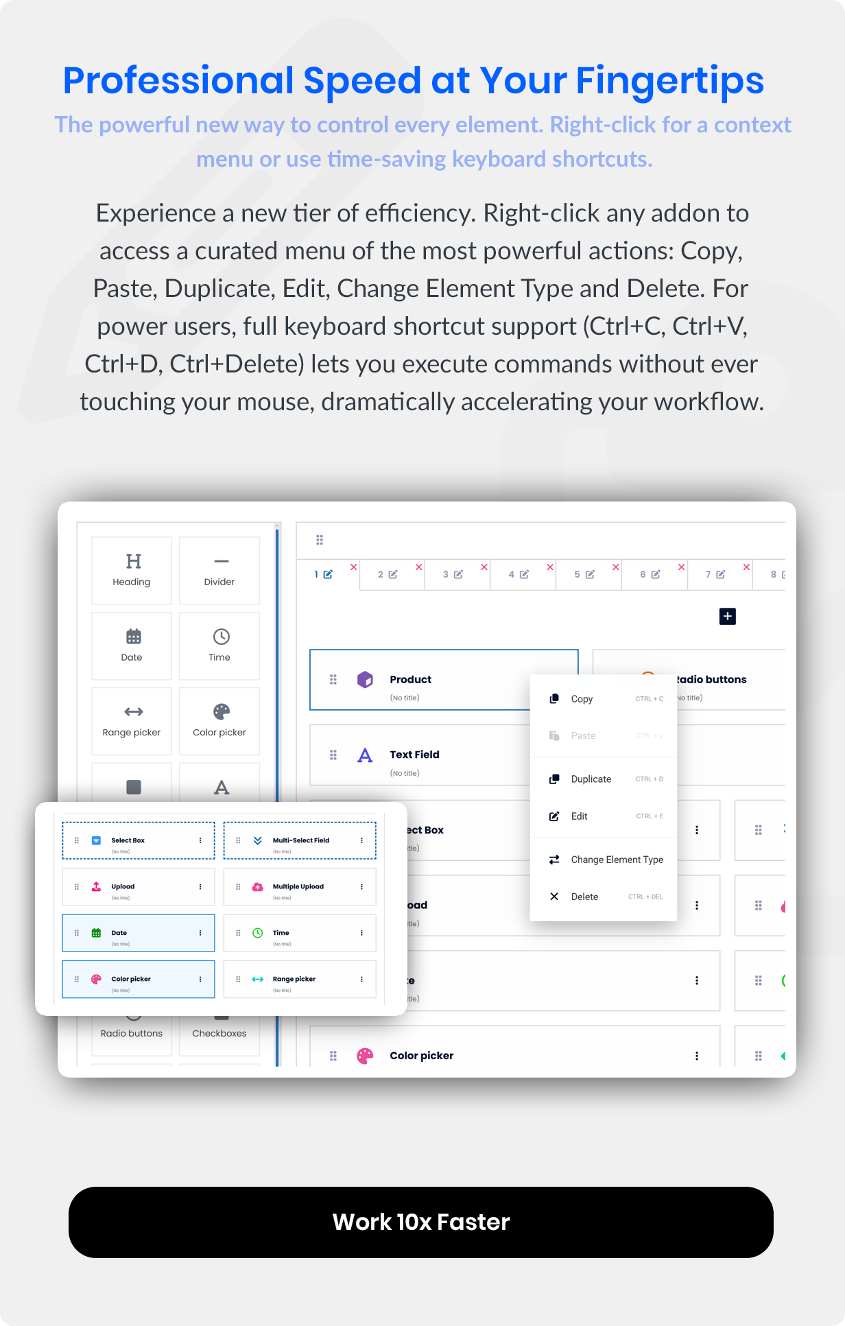 Builder Menu Bar